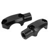 1 Pair Motorcycle Mirror Mount M10 X 1.25 Clockwise Thread Adjustable Handlebar Mirror Clamp For