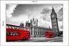Photomural London Black And White  Structural Vinyl 135x90