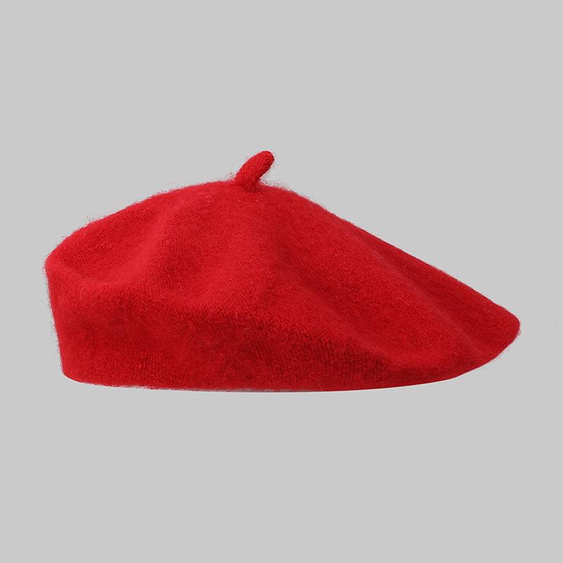 Autumn and Winter Vintage Wool Beret Girl