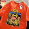 Geisteskontrolle für Anfänger Druck T-Shirt Übergroßes Baumwoll-T-Shirt Mode Lockere Oberteile Lässiges Sweatshirt Kleidung Baumwolle Paar