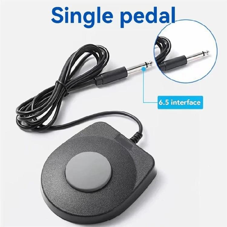 Universal Compact Sustain Pedal Electronic Drum Pedal  for Drum Digital Pianos Electronic Organ Keyboards Enduring