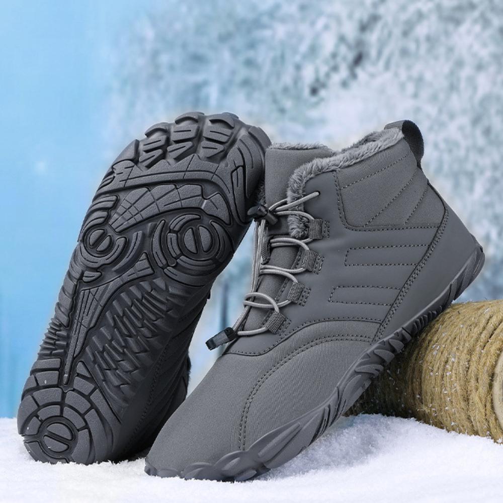 Fashion Winter Sports Cotton Shoes Men Women Ankle Boots Plush Warm Boots Outdoors Non Slip Snow Boots Fashion Hiking Couple Shoes