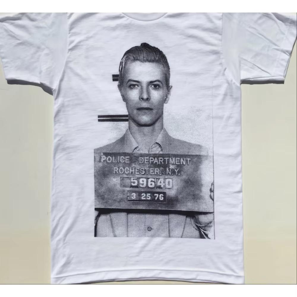 

2026 Summer New Design D Bowie Portrait TShirt HighQuality Comfortable Breathable Mens Printed Roundneck TShirt 4XL