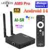 UGOOS AM9 Pro Amlogic S905X5-J ТВ-приставка Android 14 LPDDR5 4G64G Підтримка 4K HDR WiFi6 з голосовим пультом BT