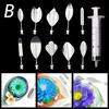 14 Stil 3D Gelatine Kuchenform Gelee Kunst Pudding Blumen Edelstahl Düse Spritze Nadel Set Kuchen Dekorationswerkzeuge
