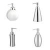Stainless Steel Soap Dispenser Pump With Hand Press For Bathroom Storage