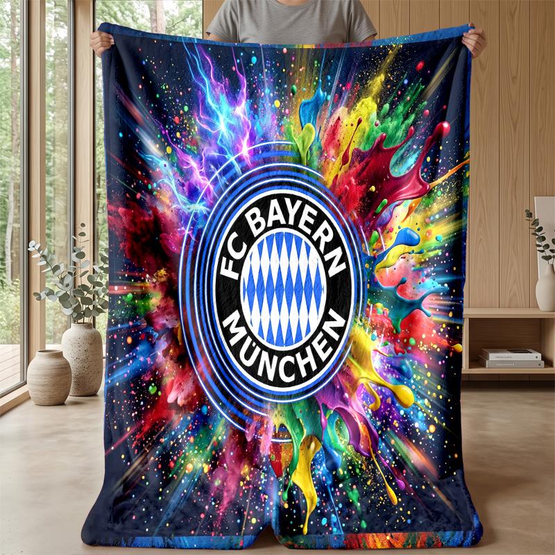 Bayern Munich Theme blanket Soft Flannel Blanket Plush Throw Blanket Cozy Sofa Bed Blanket for Home Decor