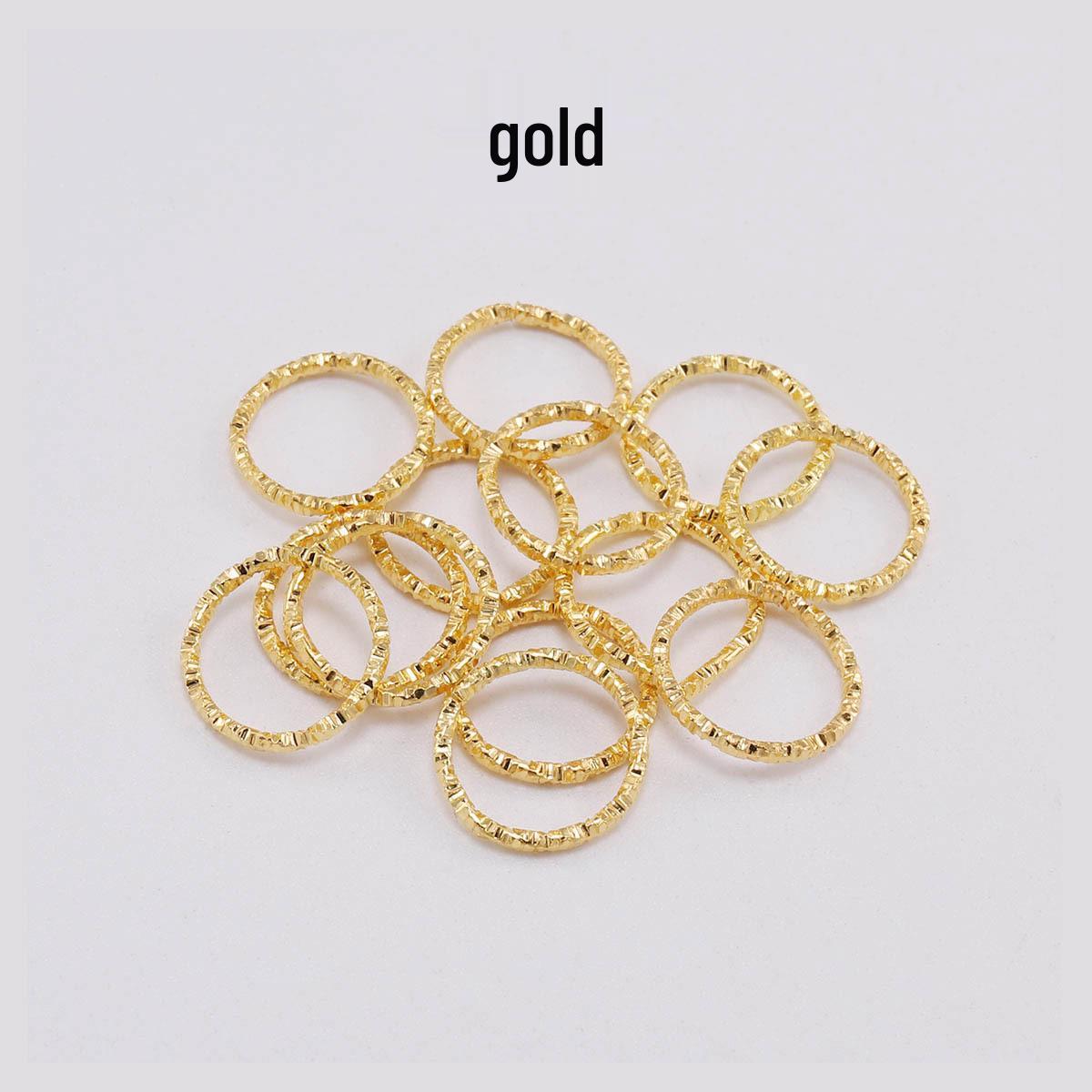 

DIY ювелирные аксессуары: Набор тисненых соединительных колец и одинарных соединительных колец для рукоделия 1.5*15mm (50 pcs/28g)