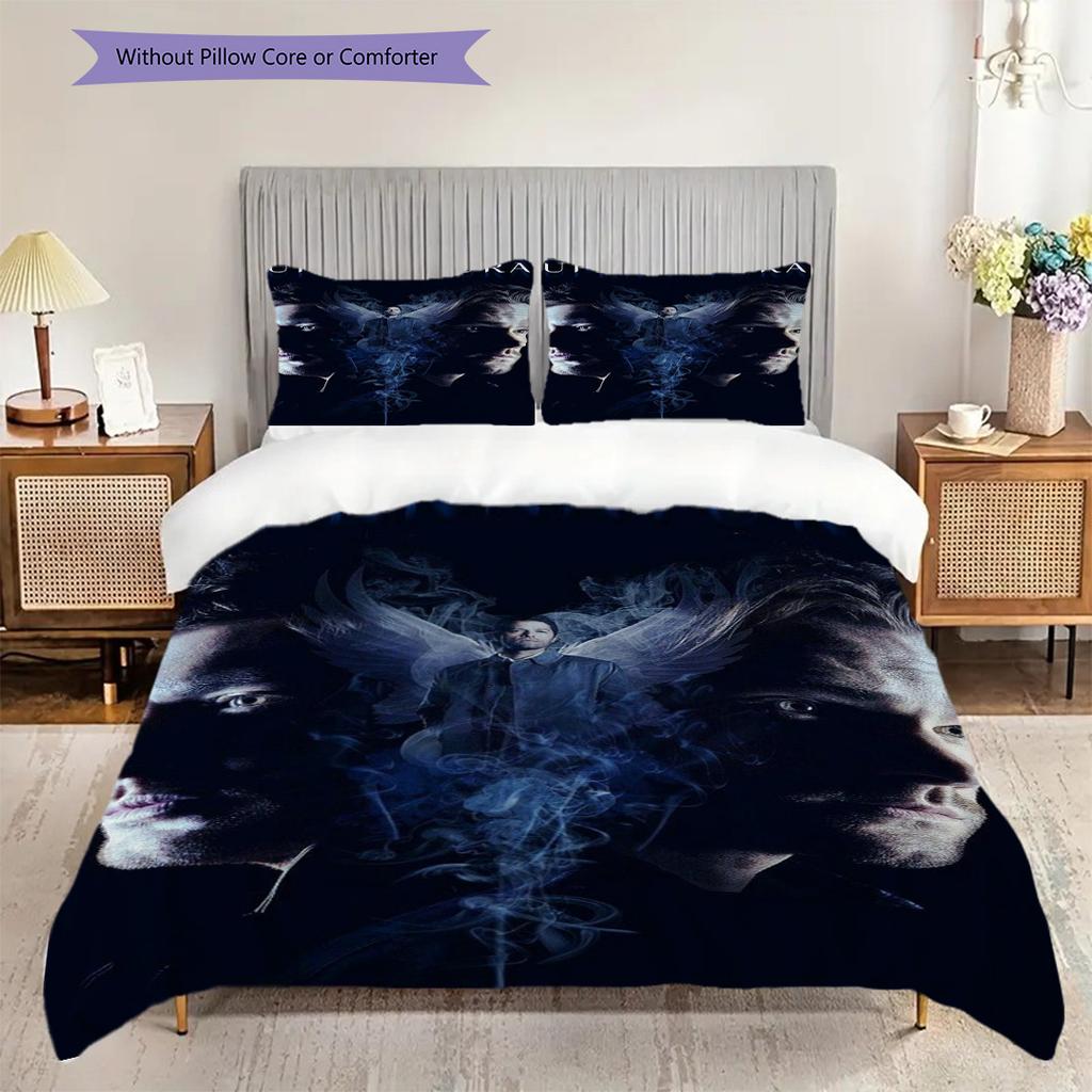 Supernatural Final Season Unveiled Threepiece Set 1 Duvet Cover 2 Pillowcase Without Core Duvet Cover And Pillowcase