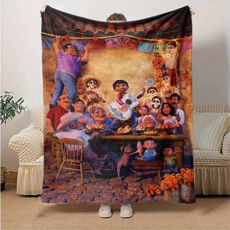 1pc, Celebrate Family Moments with a Cozy Home Blanket! Perfect for Bedroom, Living Room, Travel, Camping, Car