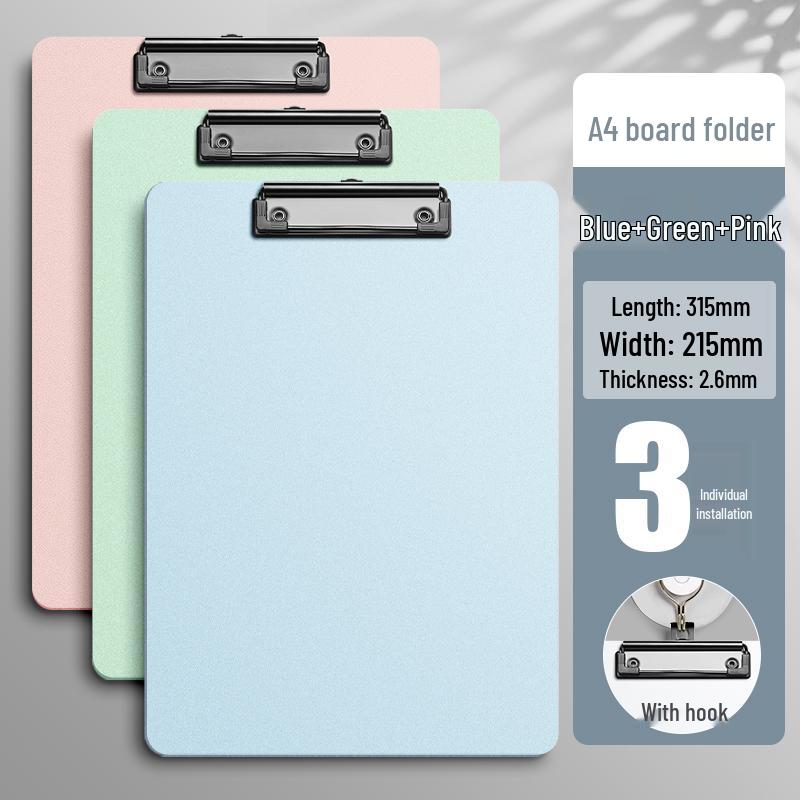 Exam Writing Board: A4 Clipboard Pad for School Tests