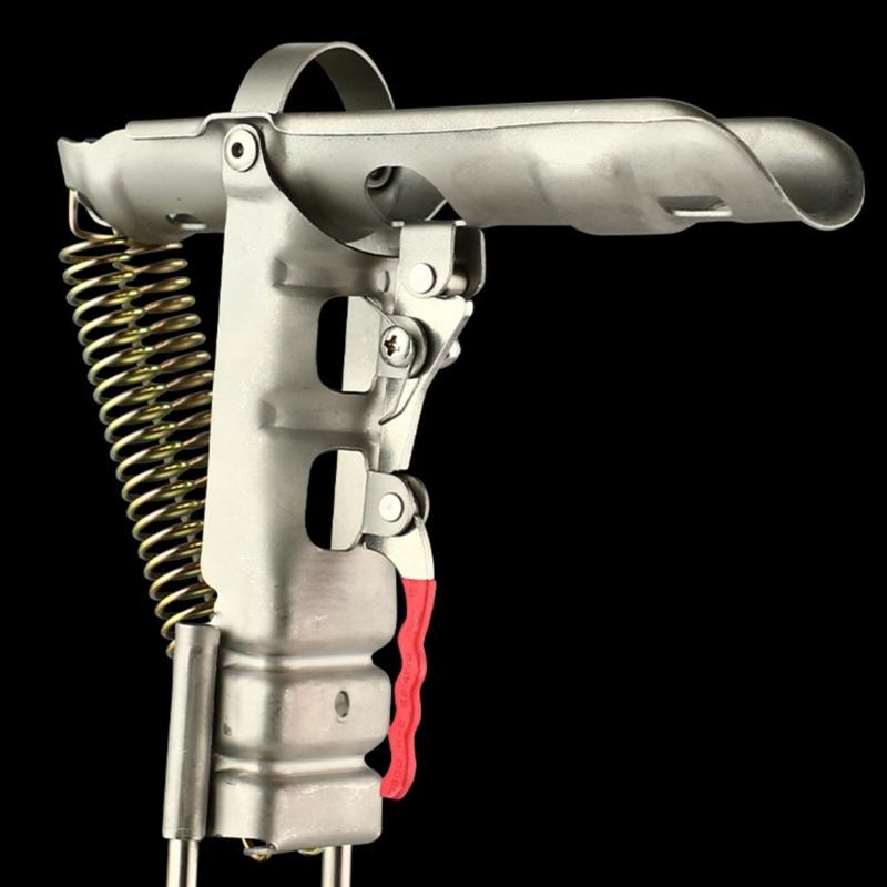 Stainless Steel Fishing Rod Ground Holder Base High Sensitivity Spring Load Fishing Rod Holder Fishing Bracket