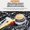 360 ° Rotating Car Wash Brush Set, High Pressure Scratchless Snow Neale Brushes, Automatic Bubble Adjustment, Immersive Car Wash