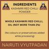 NAIRUTI VYUTPADAN | Pure Kashmiri Chilli Powder 500g | Non-Spicy | 100% Pure & Natural Kashmiri Chillie | Rich Aroma & Natural Colour Enhancer