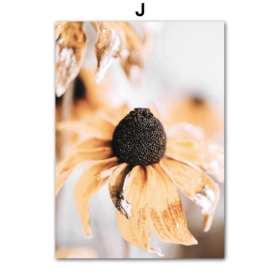 Autumn Decoration Canvas Poster Yellow Tree Leaves Fall View Wall Art Print Pumpkin Painting Fox Picture Living Room Home Decor