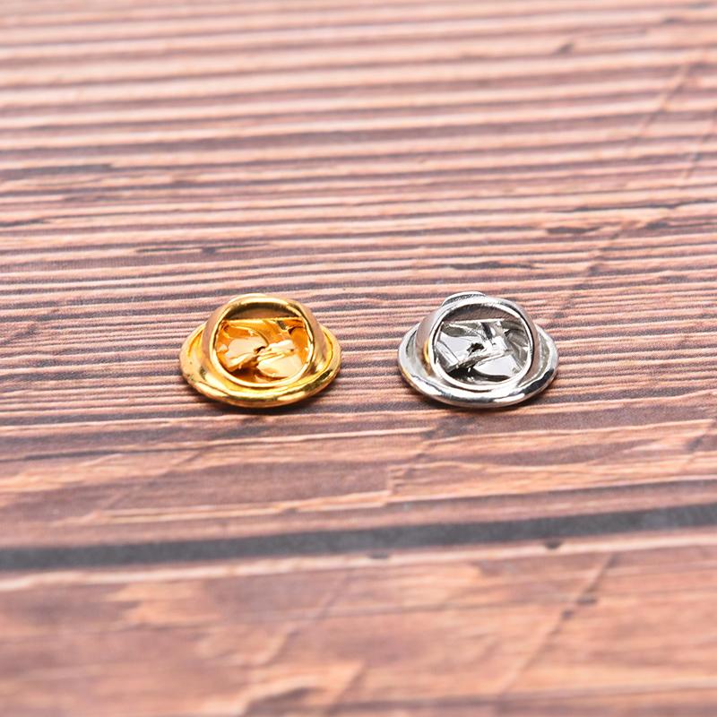 10Sets Lapel Pin Holder Buckle Clutch Jewelry Diy Butterfly Badge Brooch Clasp