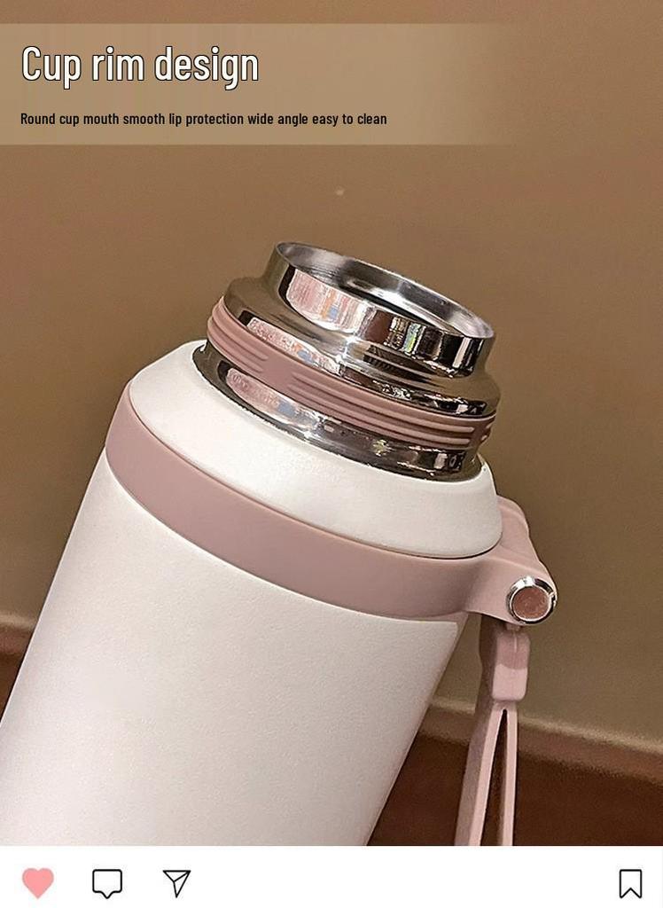 High-Value 316 Stainless Steel Insulated Water Cup with Lid – Large Capacity, Portable, Hot-Selling Tea & Water Separation Design for Home Use