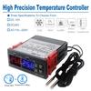 STC-3008 Dual Digital Temperature Controller Two Relay Output 12V 24V 220V Thermoregulator Thermostat Heater Cooler With Probe Fuel Injectors 6