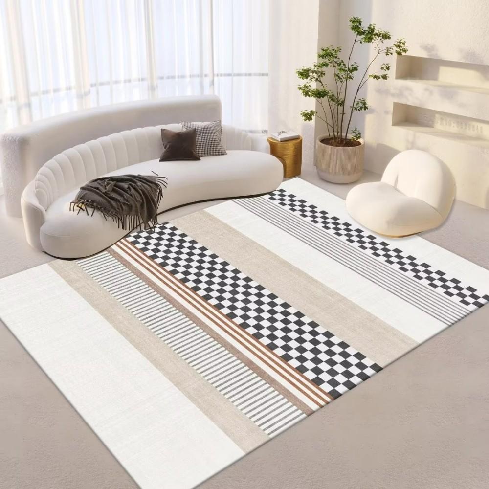 Scandinavian Style Geometric Rug Living Room Study Wearable Design Modern Home Studio Ins Style Space