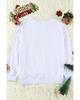 Azura Exchange Leopard Snowflake Pullover Sweatshirt