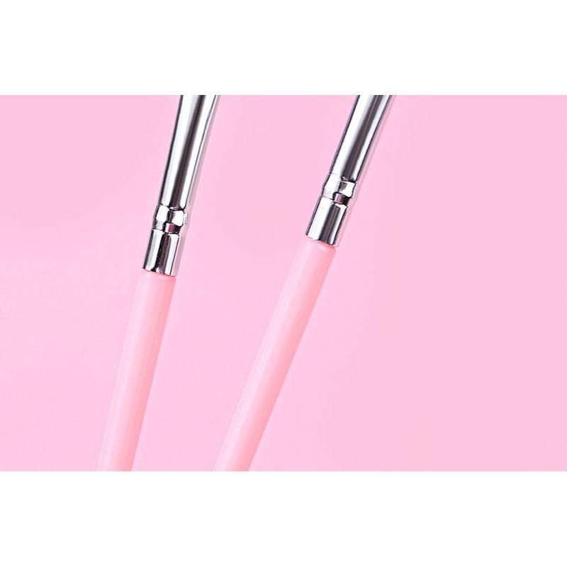 REGENBOOG - 12 Small Pink Blade Eyeliner Brushes