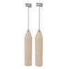 Milk Frother Cordless Rechargeable Handheld Drink Mixer for Coffee Stirring Milkshake Whisking