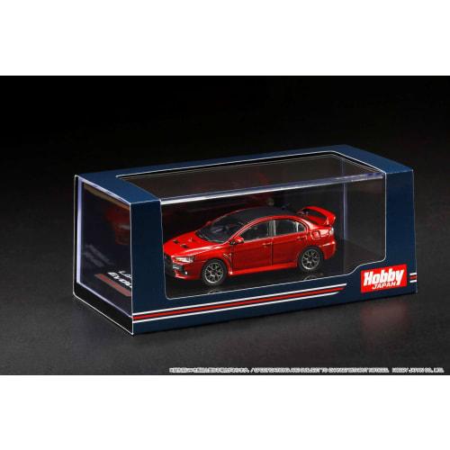 HobbyJAPAN 1/64 Mitsubishi Lancer Evolution 10 Final Edition Red Metallic/Carbon Roof