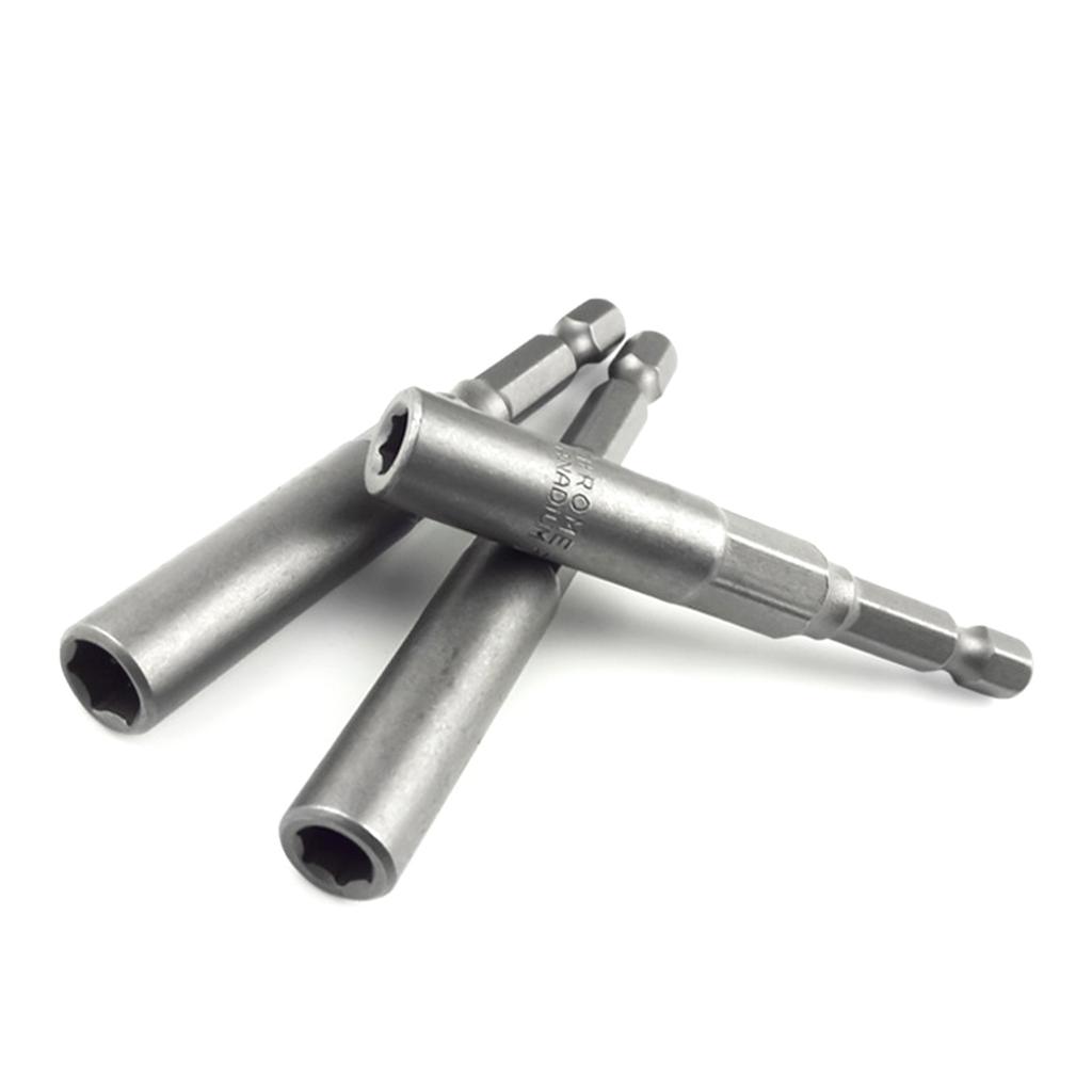 Jeu d'embouts magnétiques à douille hexagonale de tailles multiples 5,5-19 mm pour perceuse électrique et tournevis pneumatique