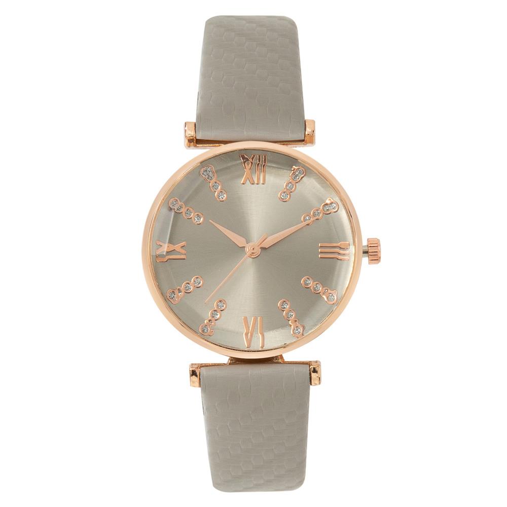 Luxury Ladies Brand Diamond Roman Design Lady Watches Dress Quartz Watch Fashion Green Leather Strap Women Wristwatches