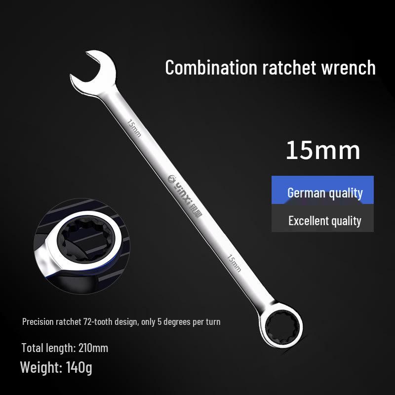 Zestaw dwustronnych kluczy zapadkowych: Wielofunkcyjne narzędzie kombinowane Torx i płaskie