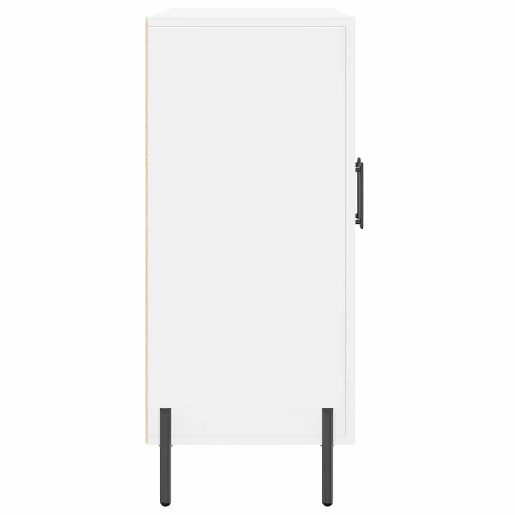 Sideboard White 90 x 34 x 80 cm Particleboard