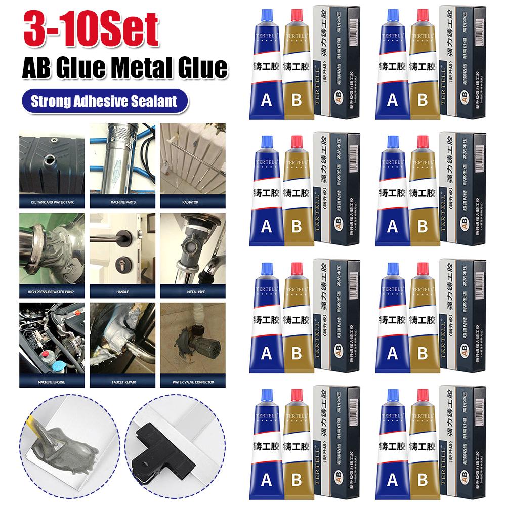20-10G Industrial Repair Adhesive Liquid Weld AB-Metal Adhesive Aging Resistance for Hard Plastics and Ceramics