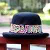Yunnan Ethnic Wind Cotton and Linen Leisure Spring and Summer Travel Embroidery Hat, Sunshade Embroidery Hat Wholesale