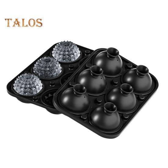 

Большая сферическая форма для кубиков льда, медленно тающая, 6 ячеек, устройство для приготовления кубиков льда для коктейлей и виски A