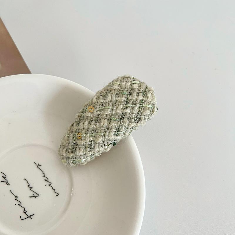 Clip Hair Accessories Woolen  Long Retro Bb Shape Barrettes Clip Side Clip Bang