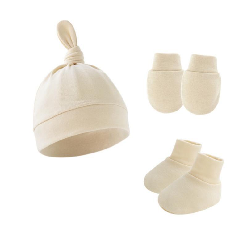 

Детская одежда для младенцев, комплект аксессуаров, детская шапочка, варежки и носки