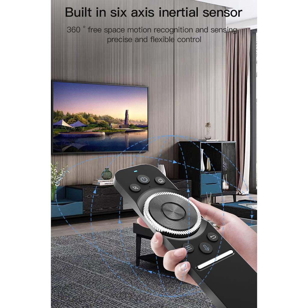 2.4G Wireless Voice Remote Control IR Learning Air Mouse for Smart TV TV Box Projector