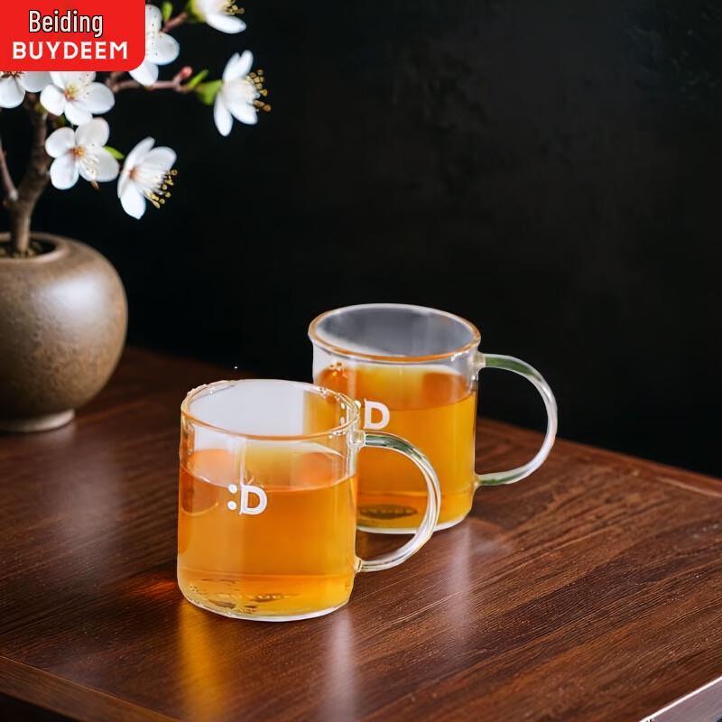 Buydeem 150ml Double-Walled Glass Cup Set
