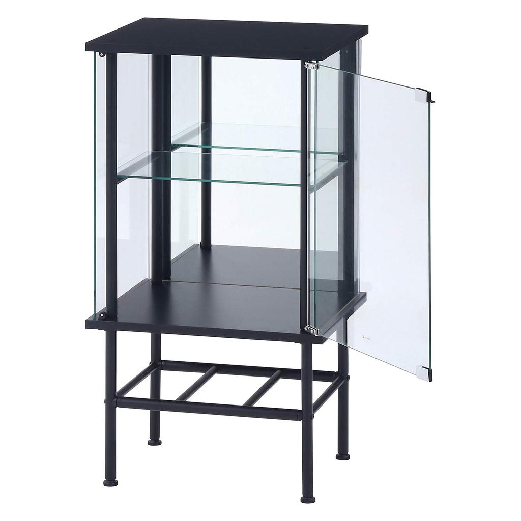 Legras Collection Case Figure Case 2 Tiers Width X Depth X Height Black Tempered Glass Rear Mirror Assembly Product Stand 99498 48.6 38.2 88.8cm