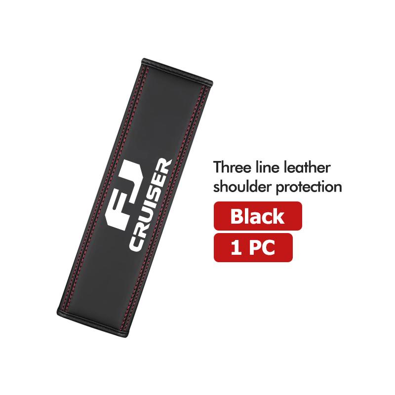 For Toyota Leather Seat Belt Shoulder Cover Protection Pads Car Interior Accessories FJ Cruiser FJ40 2006 2007 2012 2014 2016