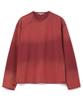 MILLO ARCHIVE Slant Double Henley Neck Sleeve [Burgundy]