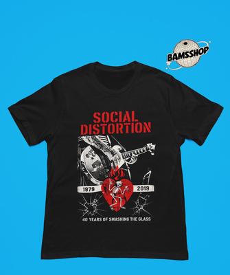 Social Distortion Band T-Shirt , Retro Punk Rock Merch Tee, Music Unisex Shirt, Gift, Concert