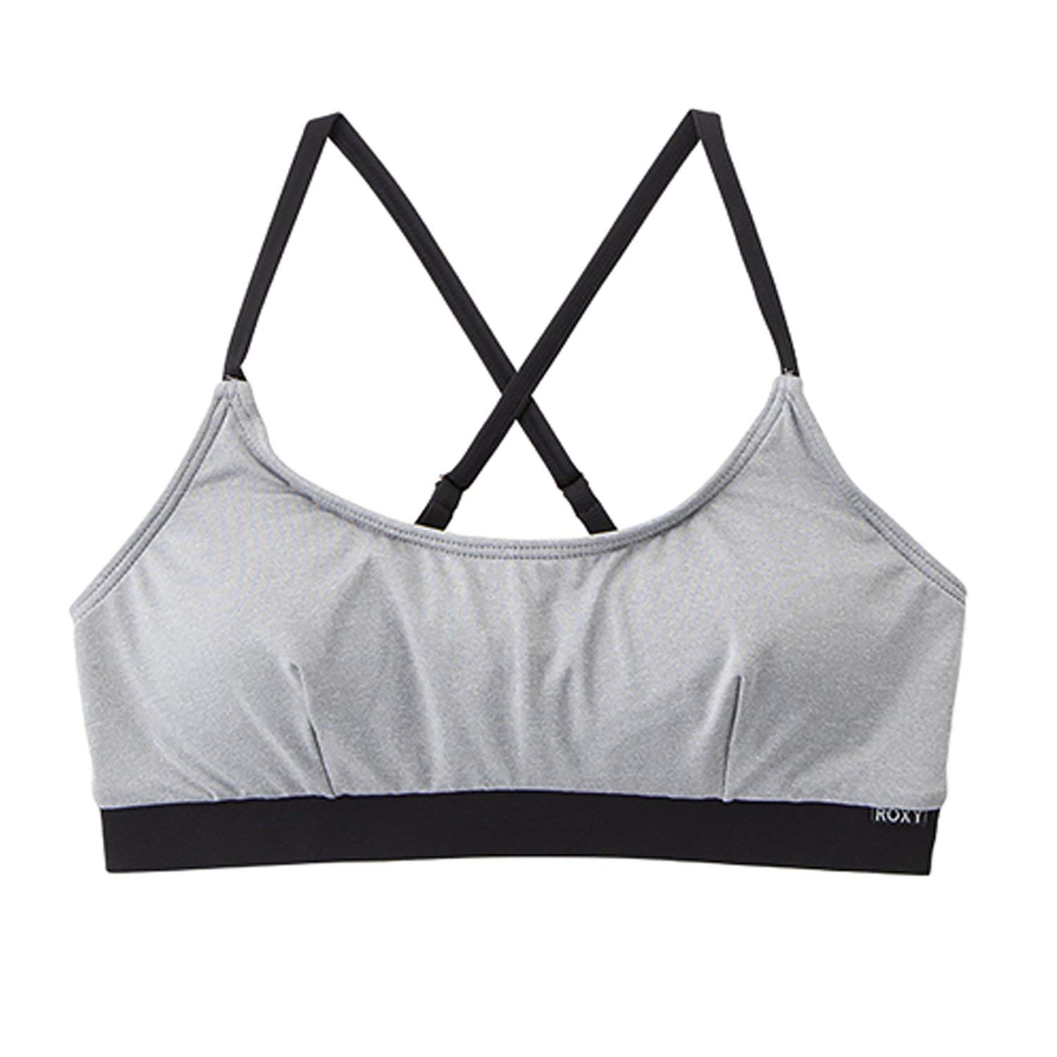 

Roxy ALL DAY CROSS BRA Bra Top RBR195202 Size L to Japanese size Women s GRY, (equivalent L)