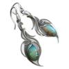 A Pair Bohemian Style Silver Color Earrings Opal Pendant Elegant Jewelry  Special Occasions