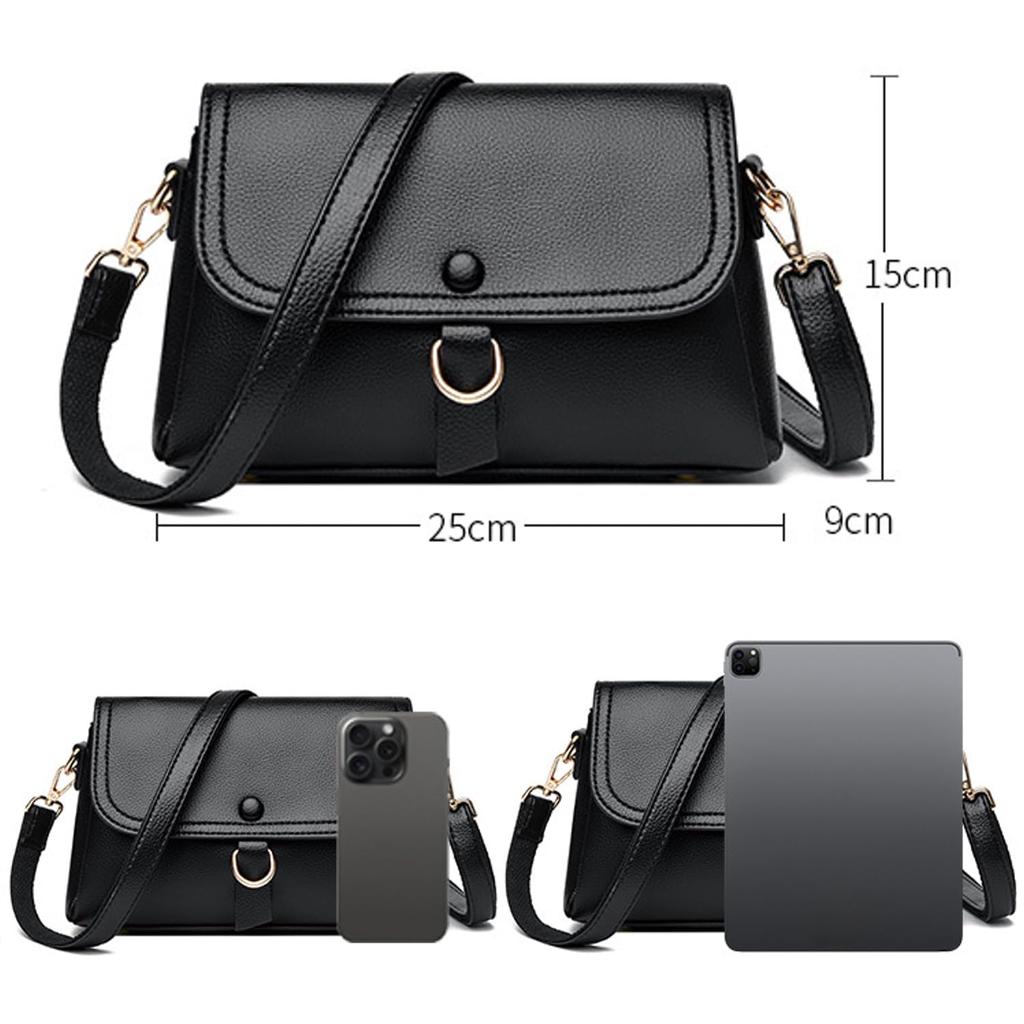 Welltude Women's Mini Shoulder Bag, Crossbody Bag, Small, Standing, (Red)