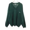 CHEMISE LACOSTE 70s Made In France Vintage Long Sleeve V Neck Sweater Men's Used
