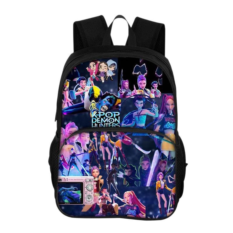 Hunter Witch Group Kpop Backpack With Breathable Polyester Durable Material For School Students