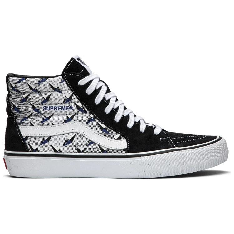 Sk8 Supreme x Vans-Hi Pro 'Diamond Plate Black Grey' VN0A45JDTEB