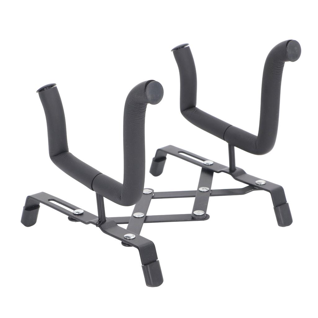 Floor Foldable Violin Stand Metal and Sponge H Shape Portable Retractable Ukulele Stand