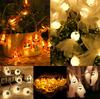 LED Ghost Hand Halloween String Lights - Spooky Pumpkin & Skull Décor